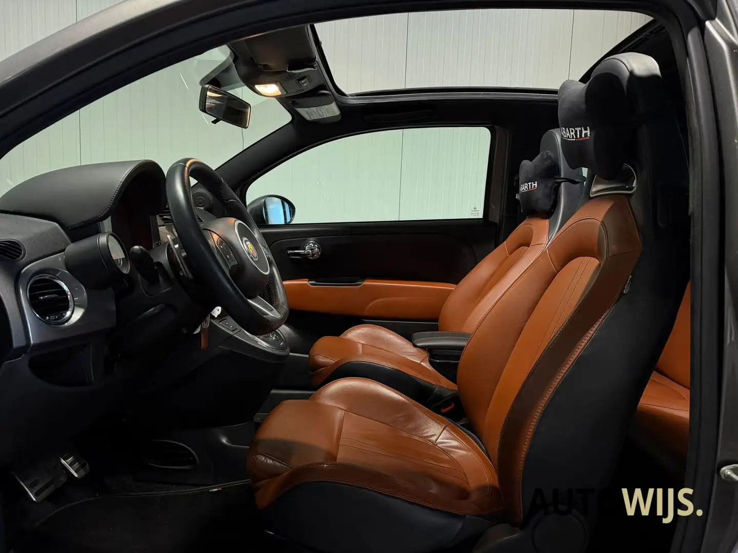 Fiat 500C Abarth 1.4-16V Abarth|CABRIO|AUT|NL AUTO|140PK|INTERSCOPE Gris - 2