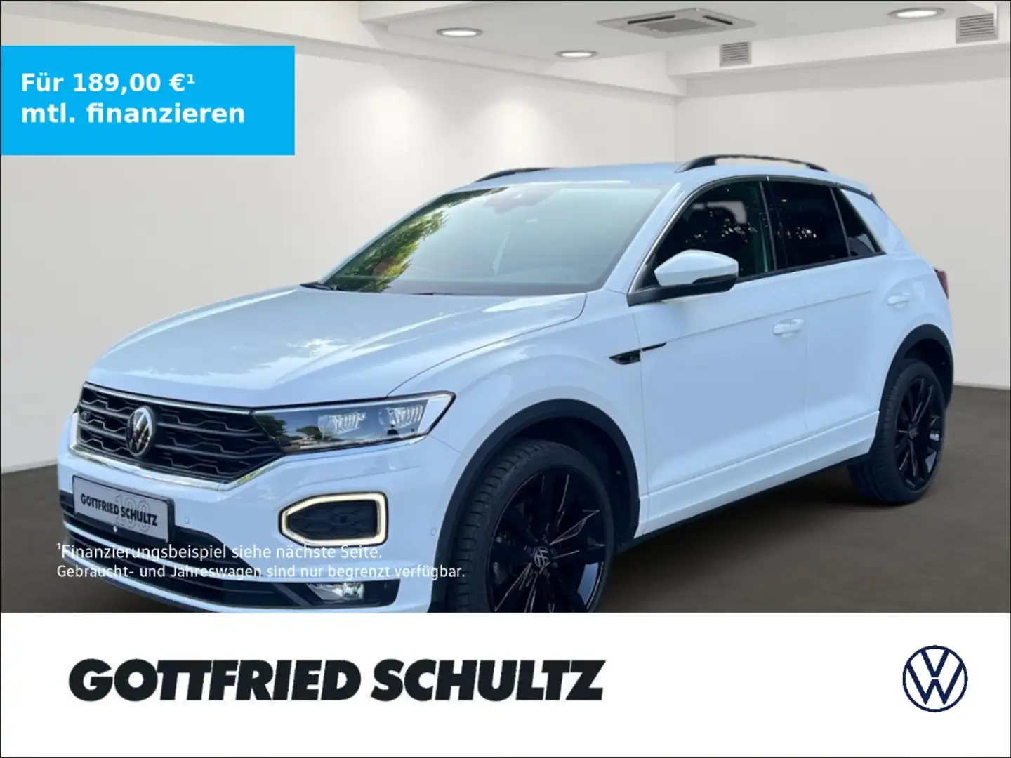 Volkswagen T-Roc 2.0 TSI R-Line 4M DSG NAVI AHK DCC ACC KAM LED SHZ Weiß - 1