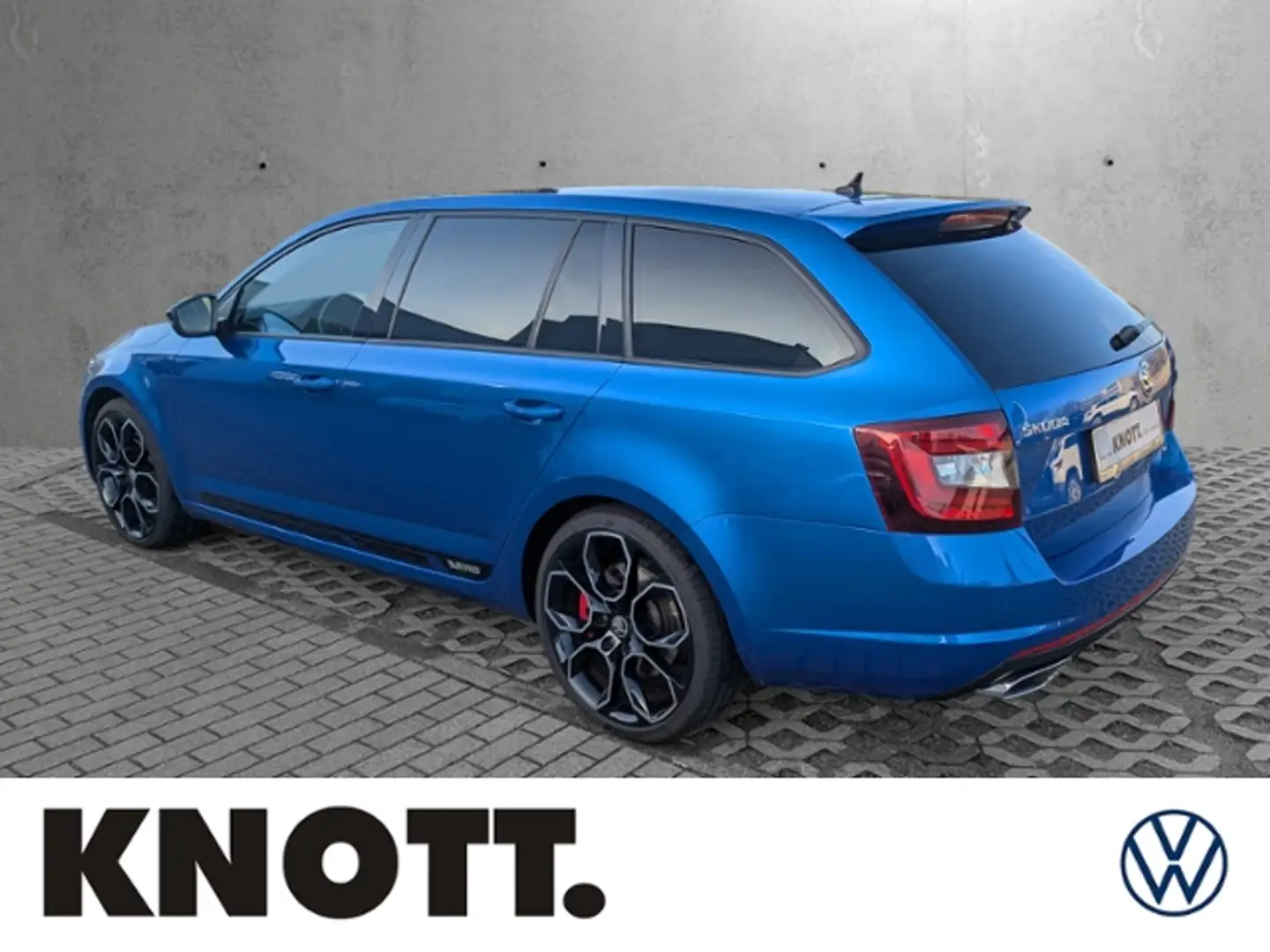 Skoda Octavia Combi RS OCT. LED NAVI AHK DAB Keyless Blauw - 2