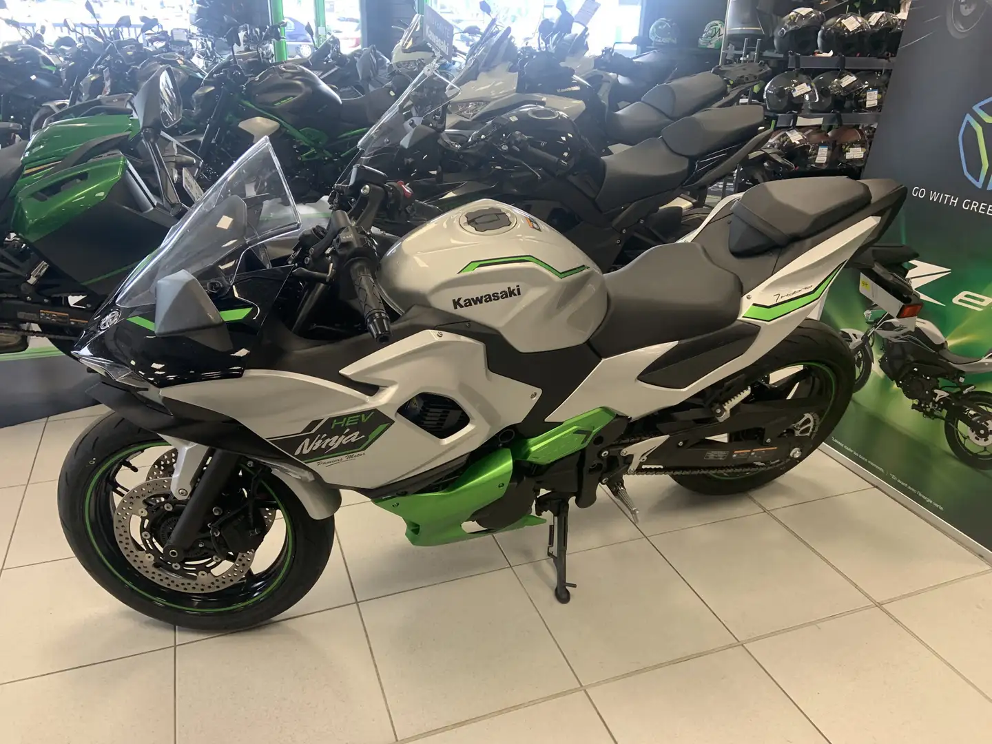 Kawasaki Ninja 7 Hybrid Grijs - 2