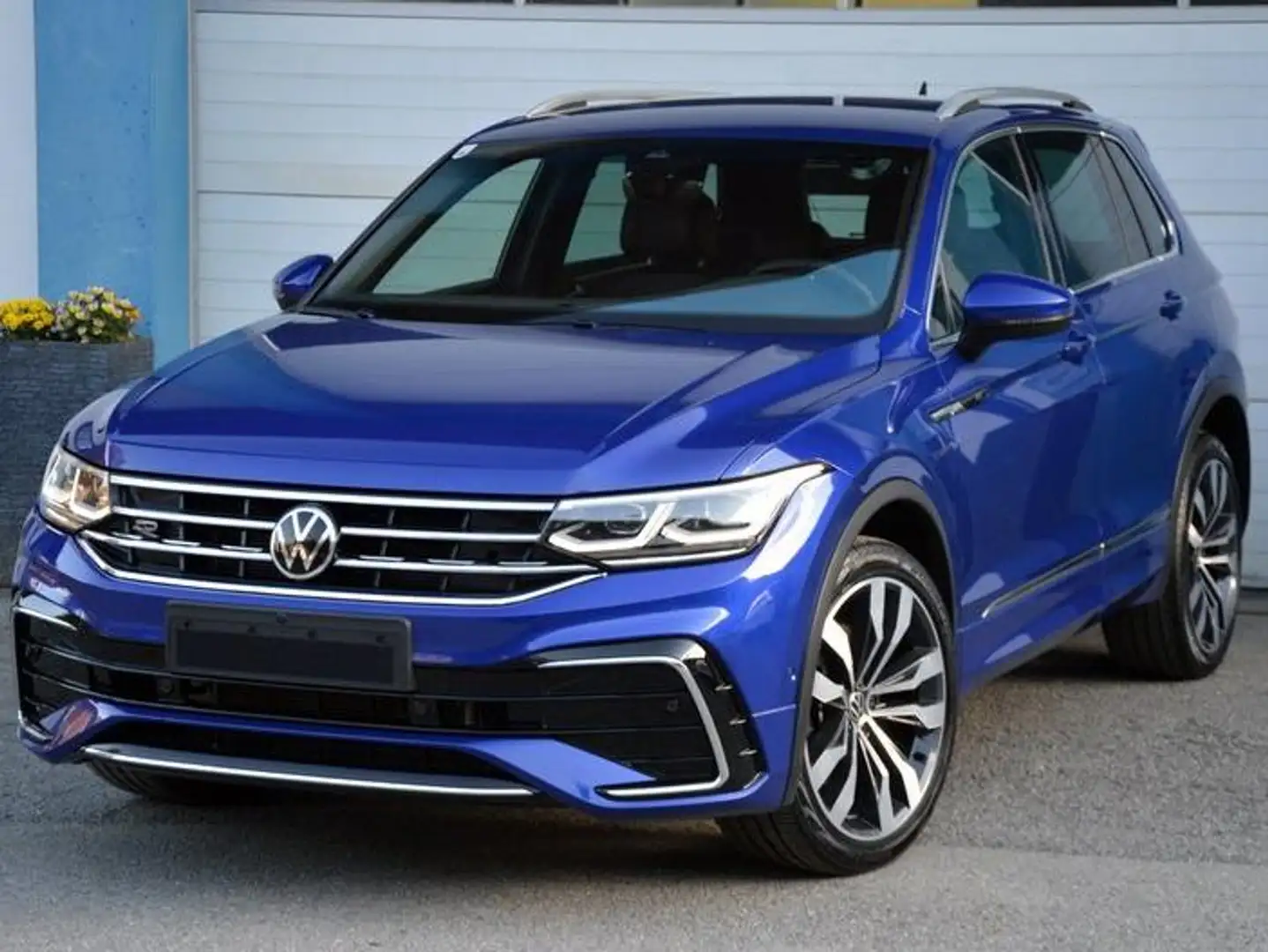 Volkswagen Tiguan 4Motion 2.0TDI DSG R-Line*AHK*ACC*Modell 2022* Blau - 1