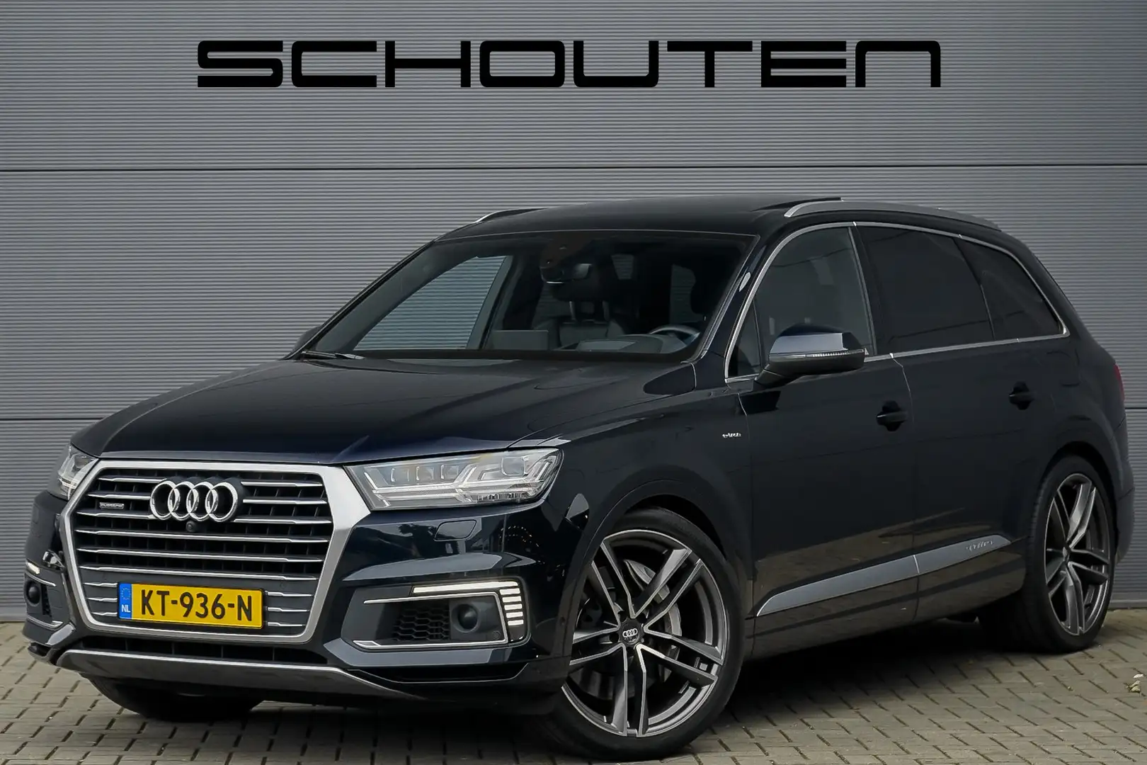 Audi Q7 3.0 TDI e-tron Quattro S-Line Sportstoelen Leder P Blauw - 1