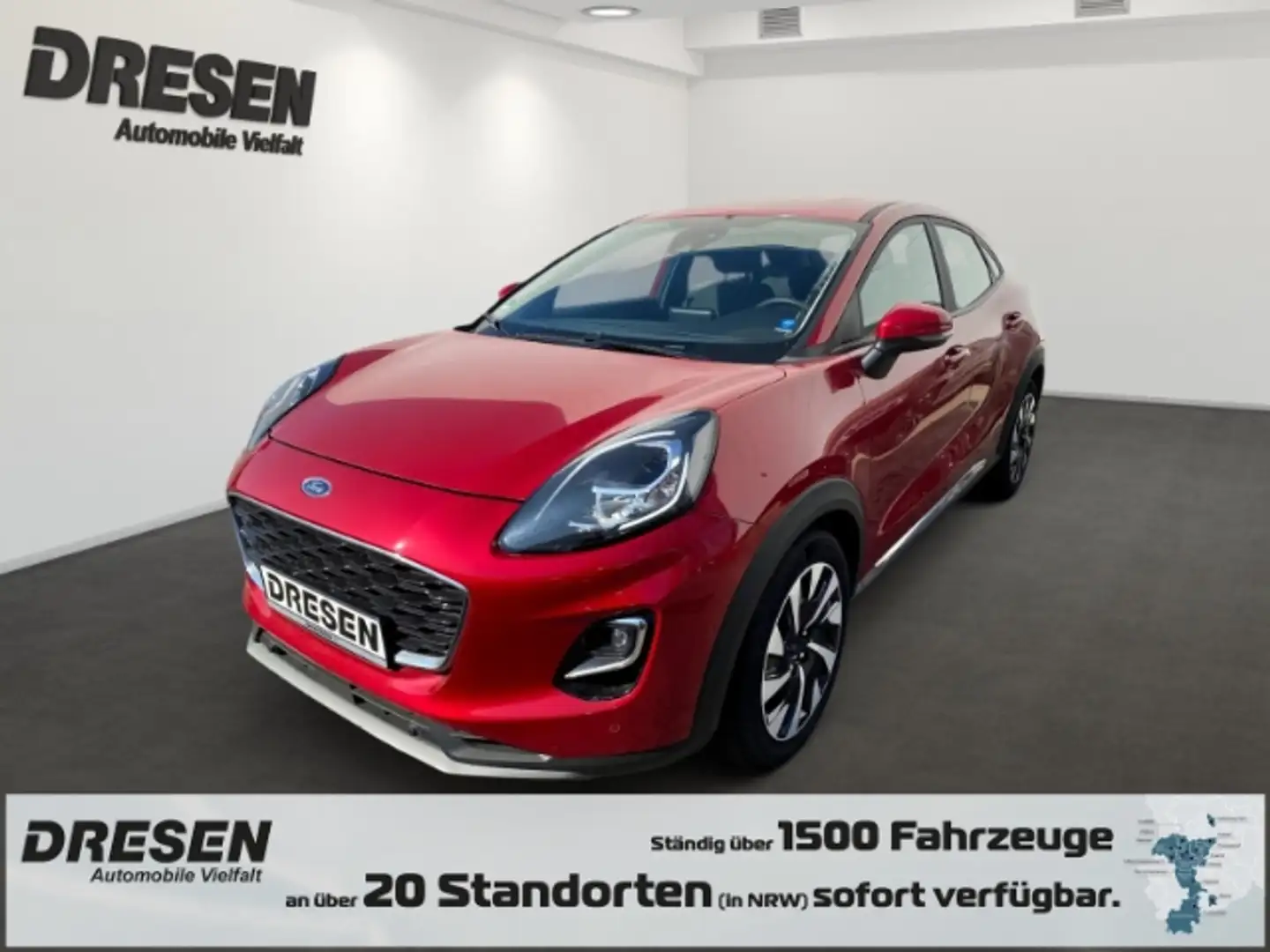 Ford Puma EU6d Titanium 1.0 EcoBoost Mild Hybrid+Navi+El. He Rood - 1