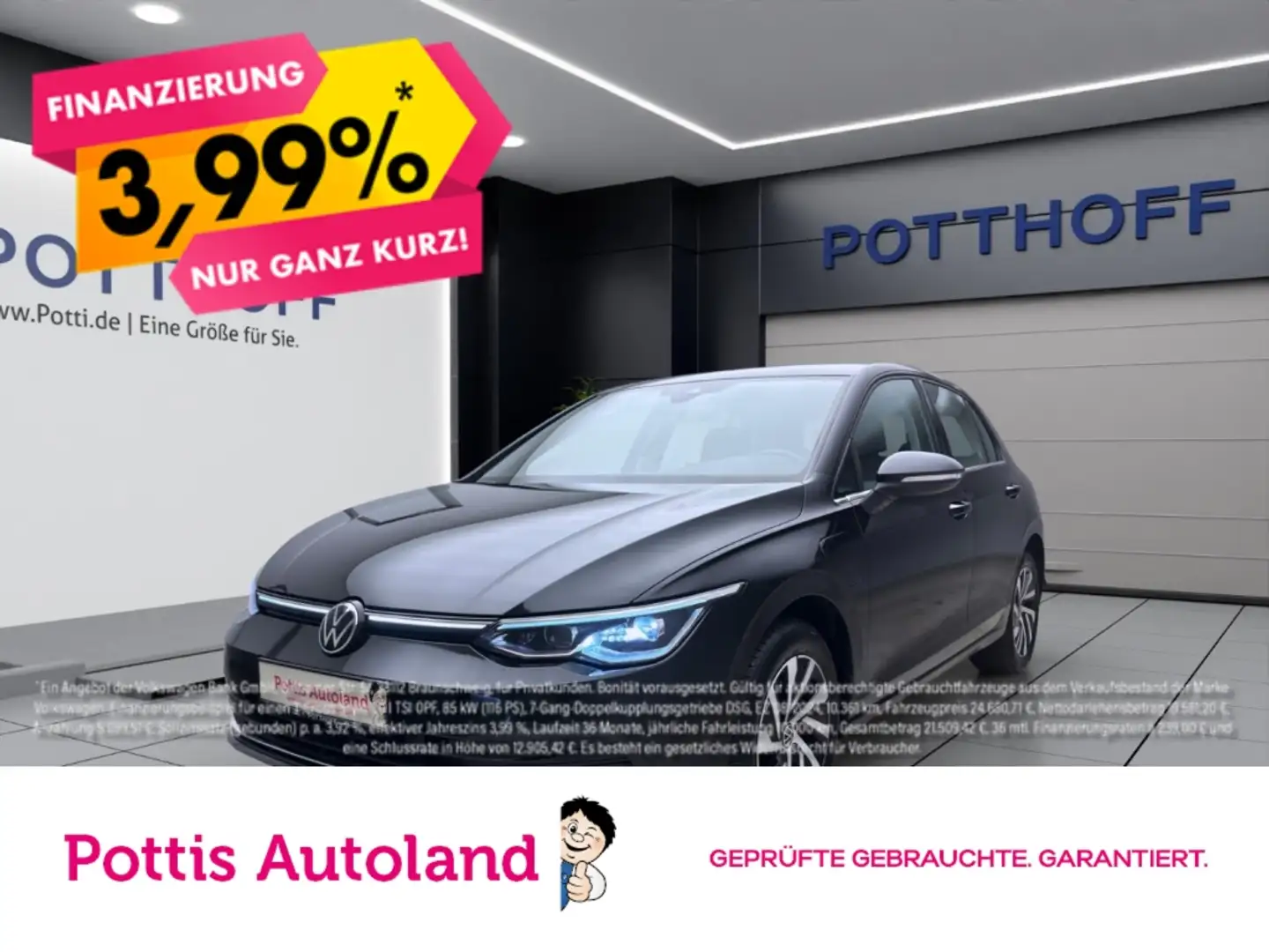 Volkswagen Golf 1.4 TSI eHybrid DSG STYLE NAVI LED+ ACC SITZHZG Noir - 1