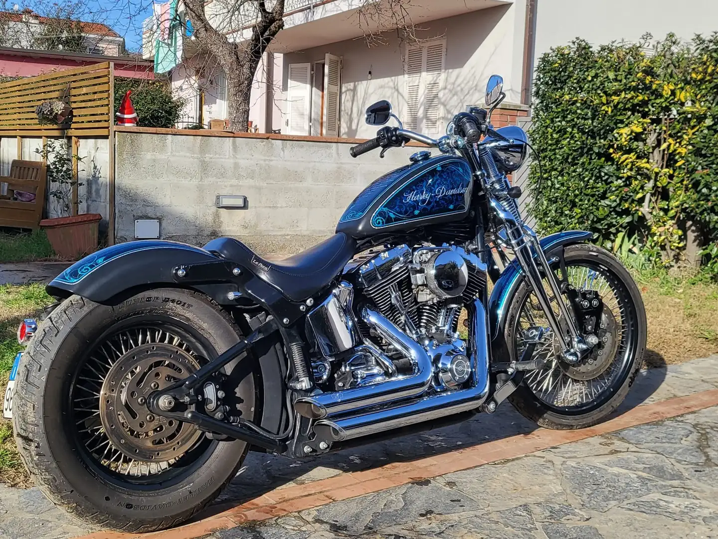 Harley-Davidson Softail Springer 1450 Blu/Azzurro - 1