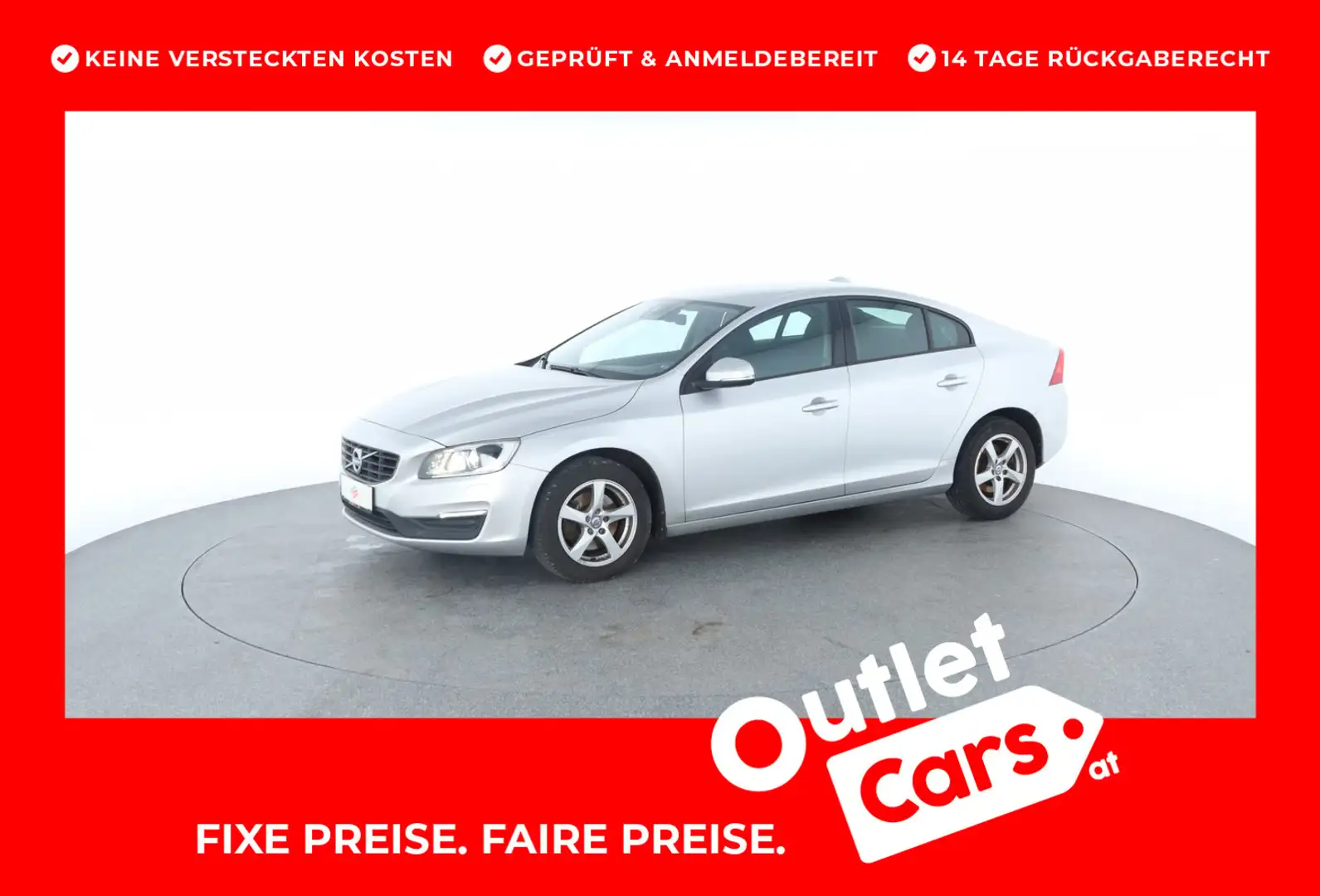 Volvo S60 D2 Kinetic Stříbrná - 1