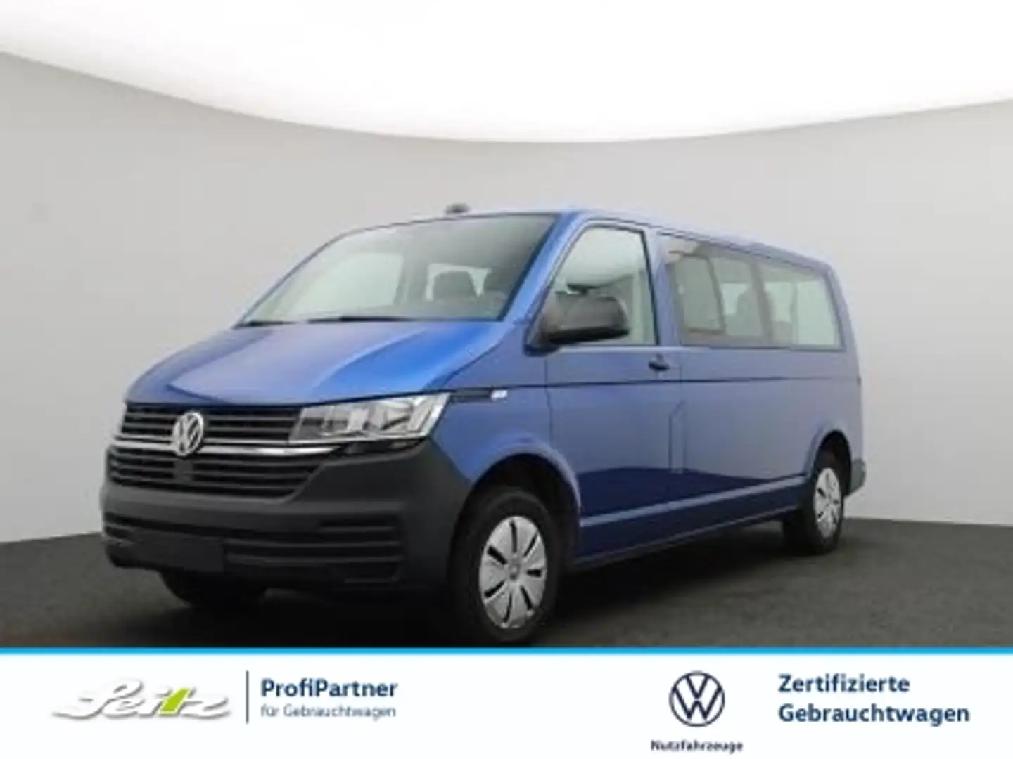Volkswagen T6.1 Kombi 2.0 TDI LR *9-SITZER*NAVI*KLIMA* Blau - 1