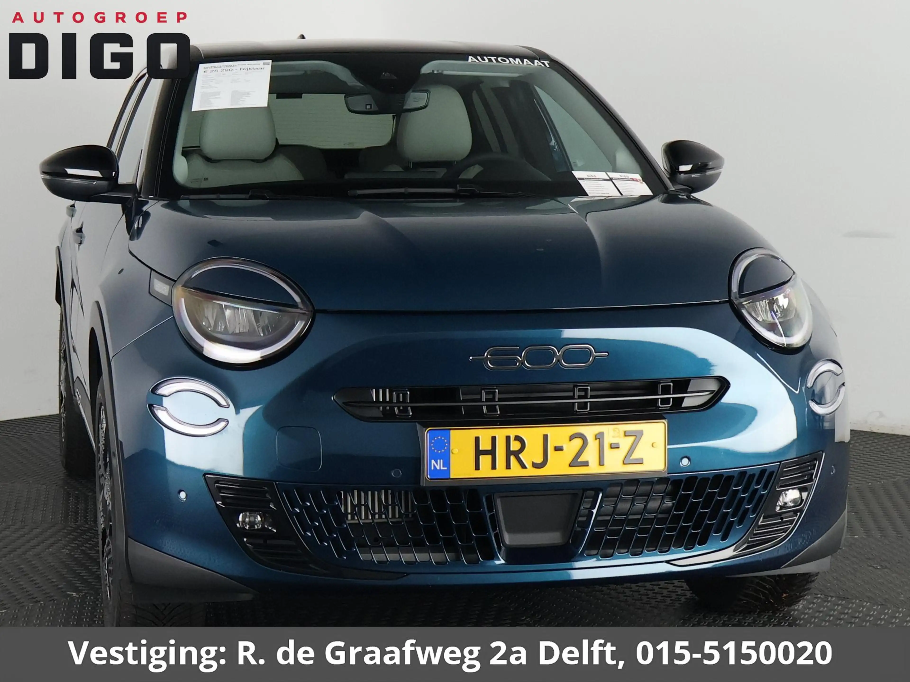 Fiat 600 1.2 Hybrid La Prima Bicolore | Garantie tot 05-203 — photo 28