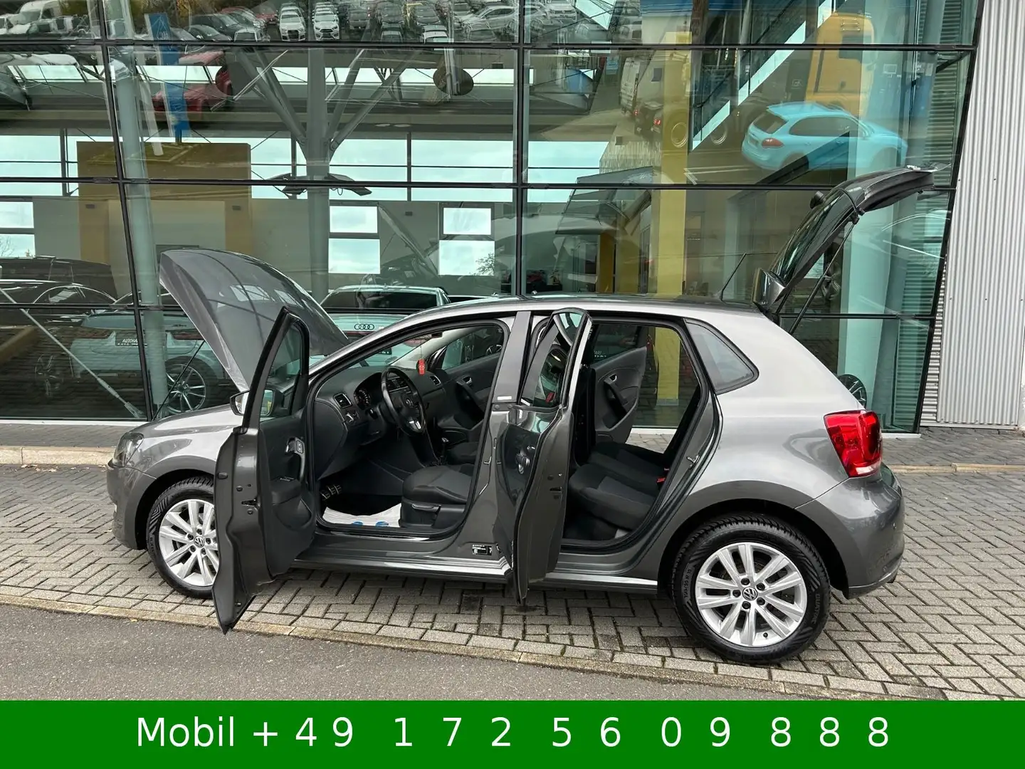 Volkswagen Polo V Sport Style PDC  Klimaa Sitzh. 1.Hd Grau - 1