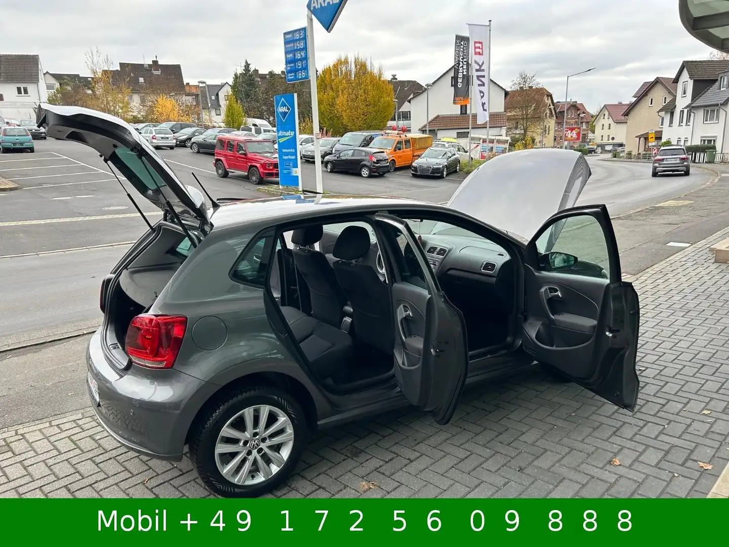 Volkswagen Polo V Sport Style PDC  Klimaa Sitzh. 1.Hd Grau - 2