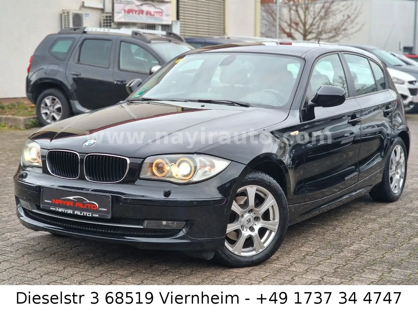 BMW 116 i|Euro5|Automatik|Navi|Xenon|Leder|2.hd|PDC Negro - 1