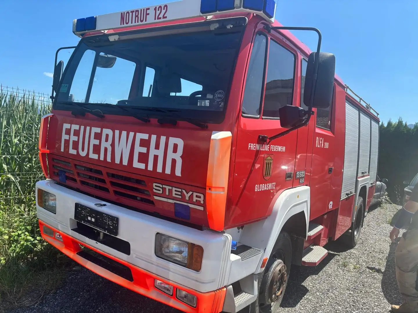 Steyr Feuerwehrauto Rot - 1