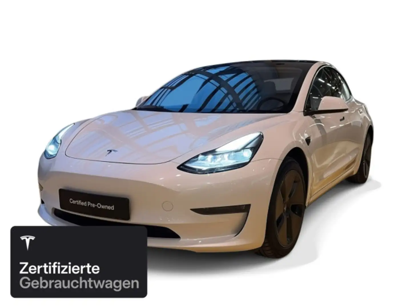 Tesla Model 3 Long Range AWD Weiß - 1