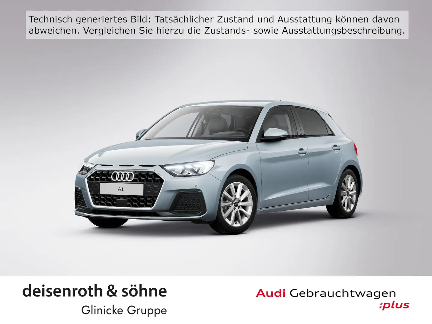 Audi A1 Advanced 30 TFSI S tr LED/Nav/ASI/P Grau - 1