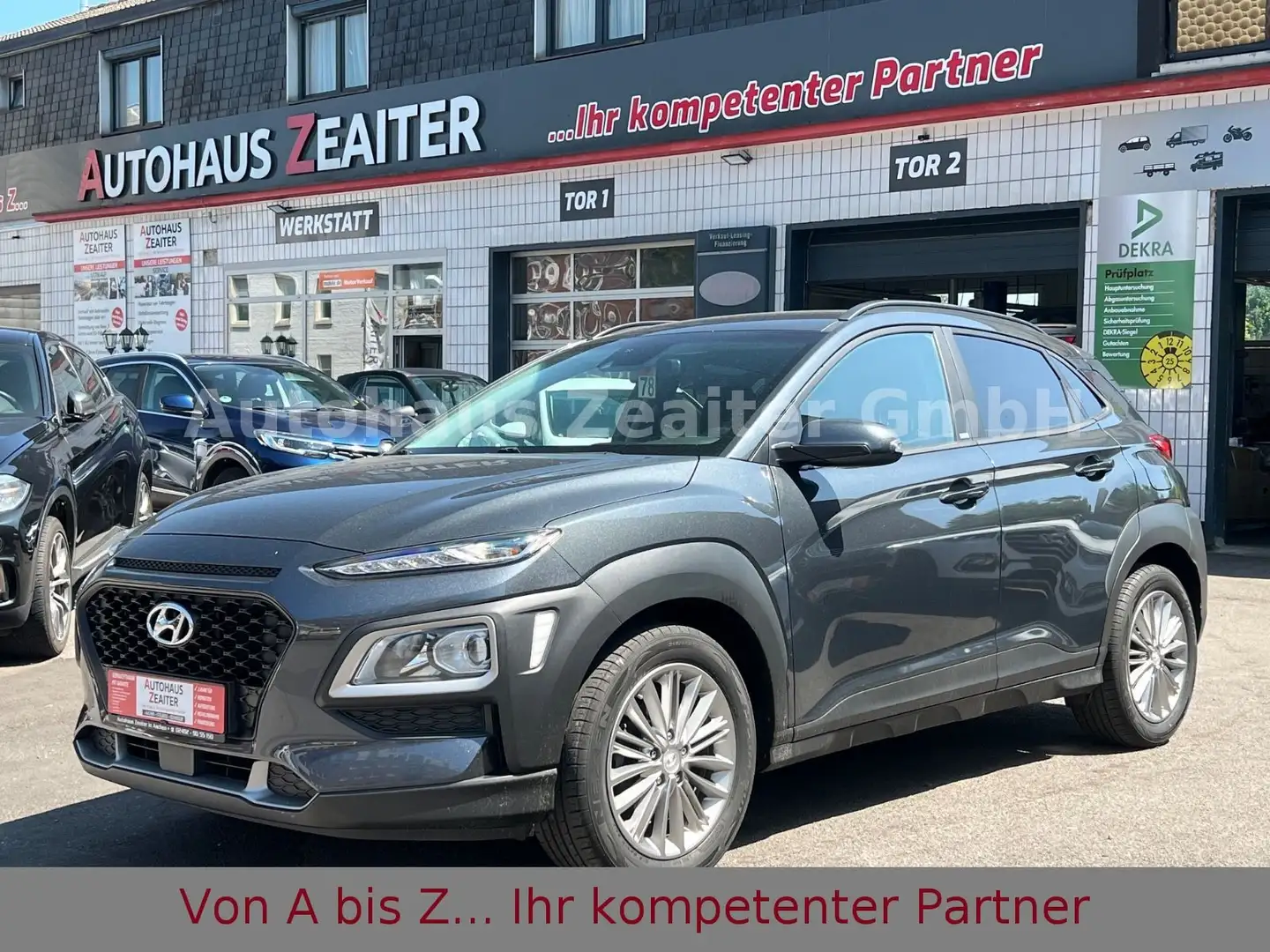 Hyundai KONA YES! 2WD*8fachBereift*1.Hand* Gris - 1