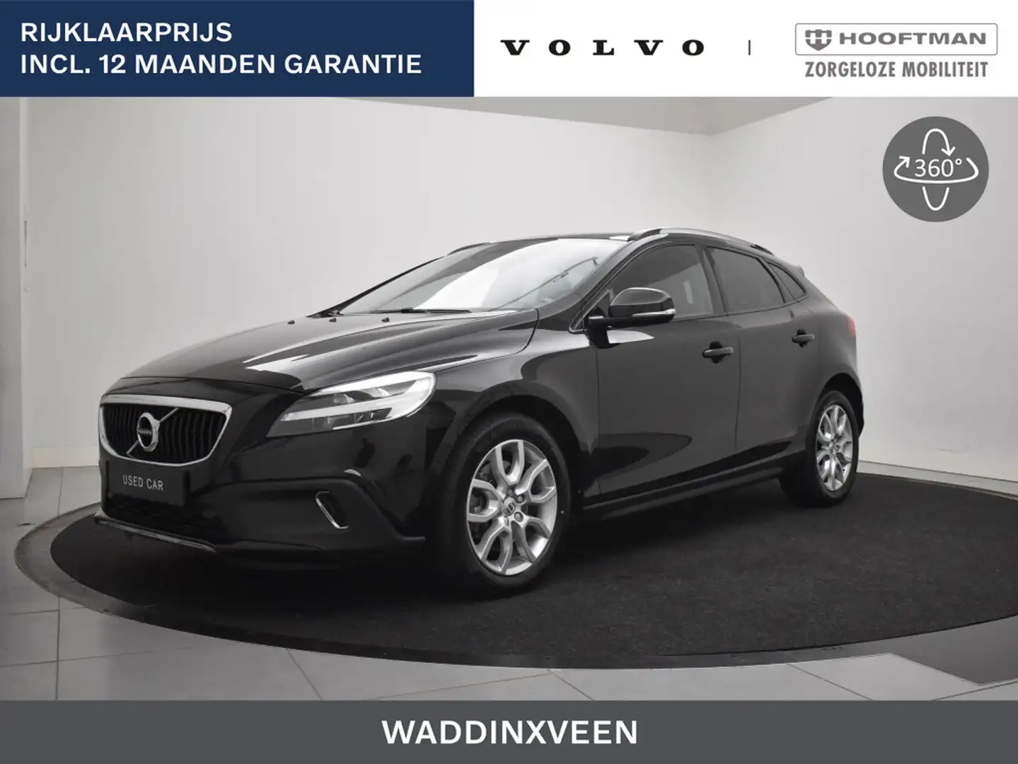 Volvo V40 Cross Country T3 AUT(6) POLAR+ LUXURY PANORAMADAK HARMAN KARDON Zwart - 1