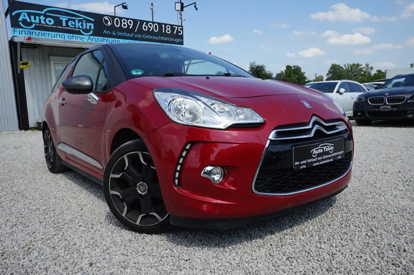 Citroen DS3 THP 155 SportChic |1.Hand| |8-fach Alu| Rosso - 1
