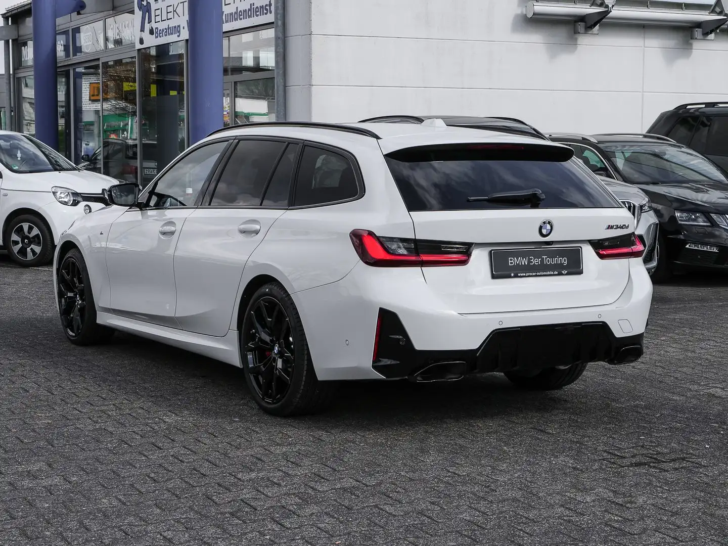 BMW 340 M340d xDrive MSport PANO HuD AHK H/K DA Prof PA+ Blanc - 2