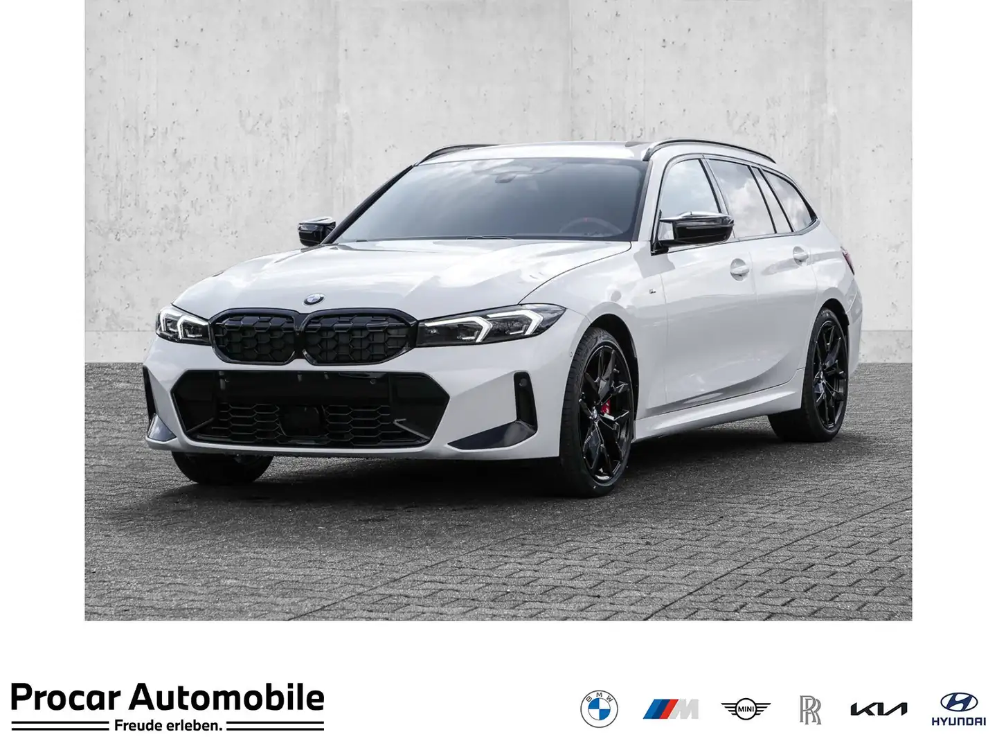 BMW 340 M340d xDrive MSport PANO HuD AHK H/K DA Prof PA+ Weiß - 1