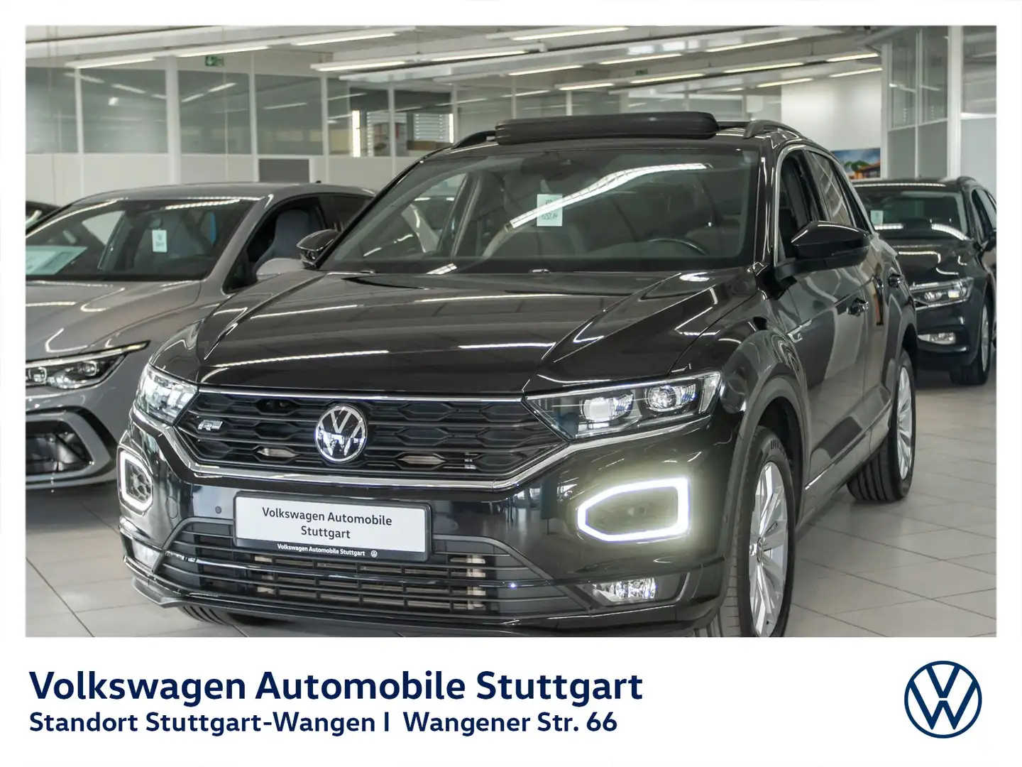 Volkswagen T-Roc Sport 1.5 TSI DSG Navi Kamera Pano AHK LED Zwart - 1