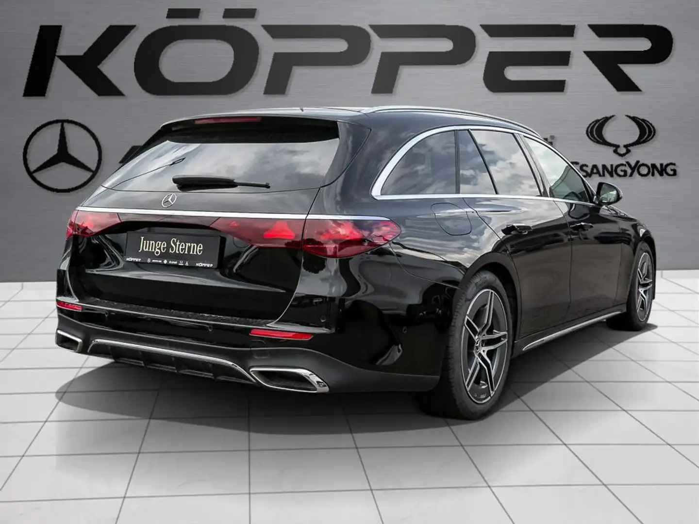 Mercedes-Benz E 220 T d 4M AMG Advanced PLUS Black L Distronic Noir - 2