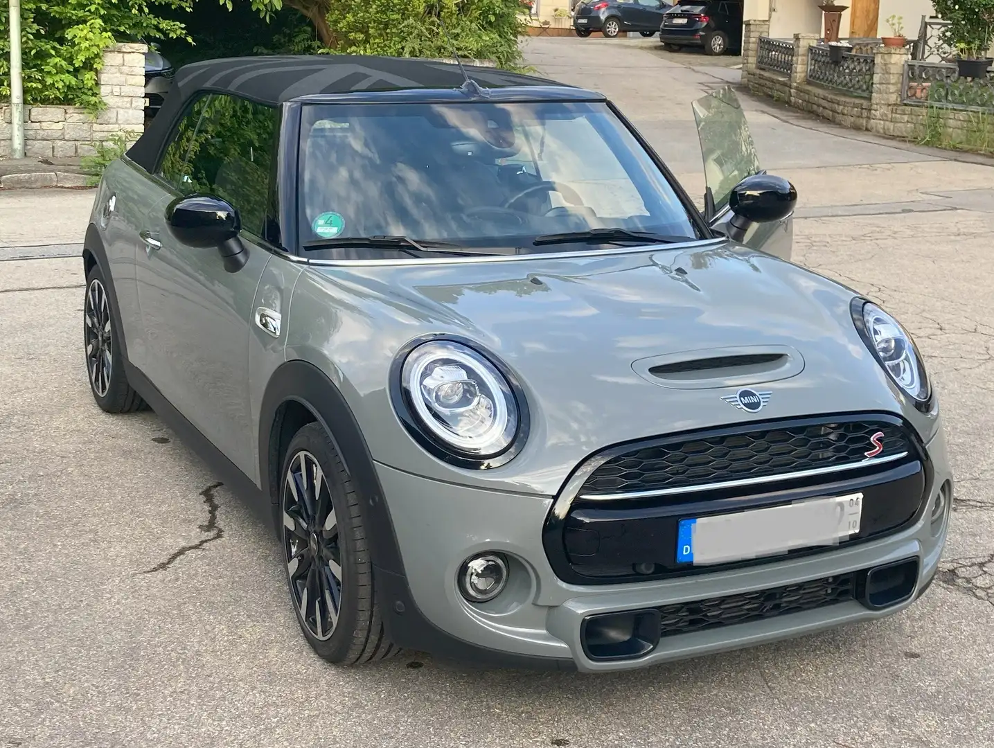 MINI Cooper S Cabrio 1.Hand, nur Sommer, Garantie, Scheckh.,Vollausst.. Grau - 2