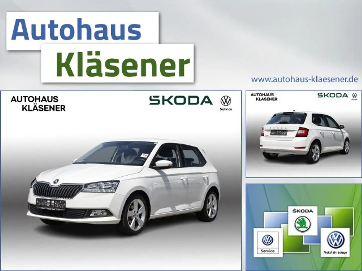 Skoda Fabia Cool Plus 1.0 MPI 44 KW Blanc - 1