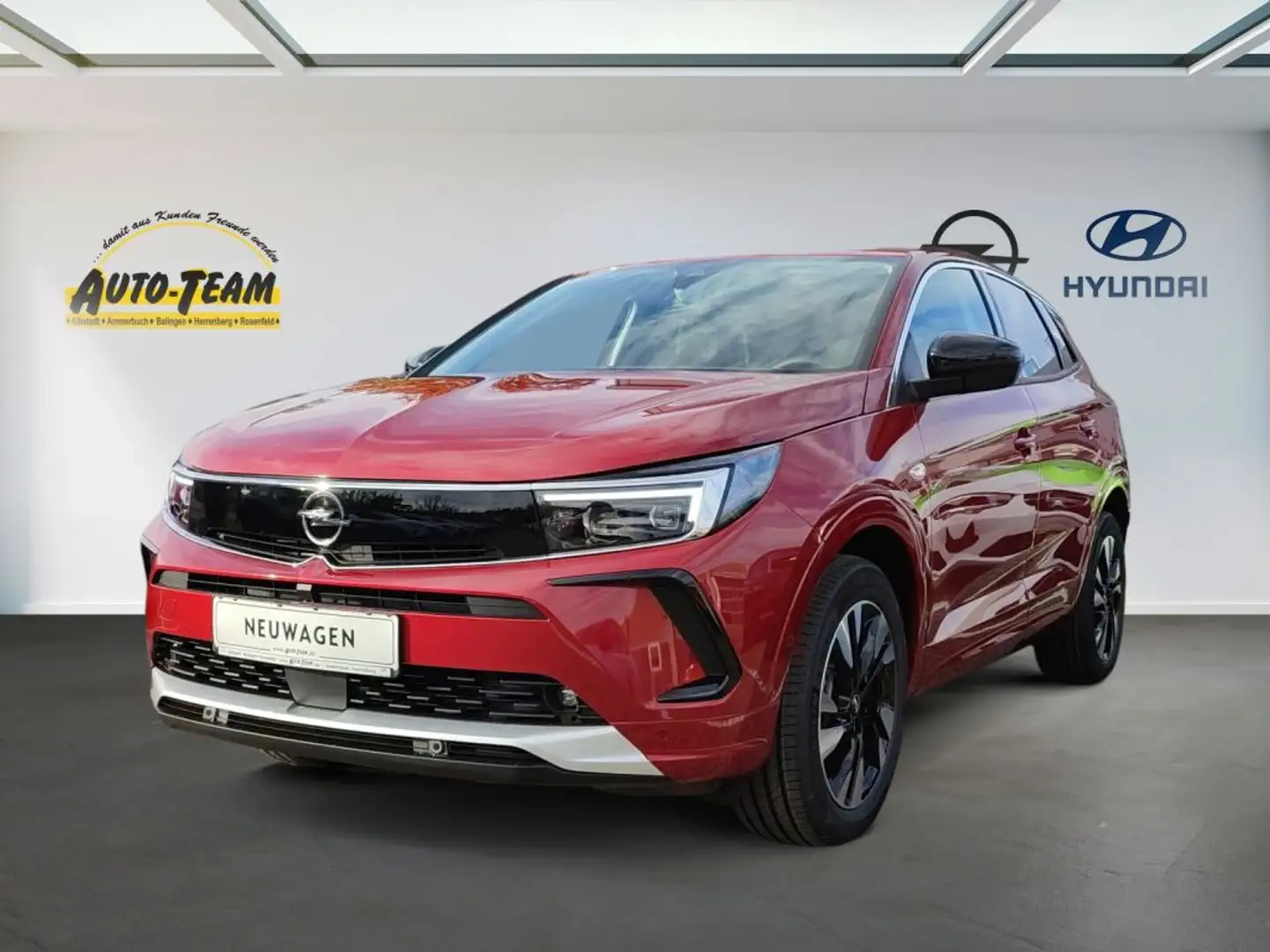 Opel Grandland 1.5 D Automatik Elegance Rot - 1