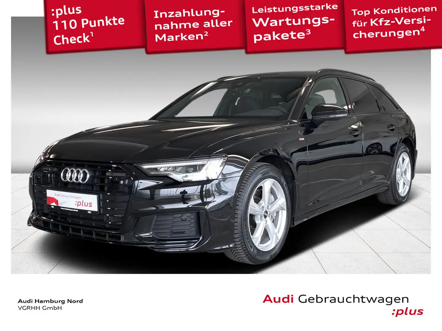 Audi A6 45 TFSI quattro S line Navi Matrix ACC Schwarz - 1