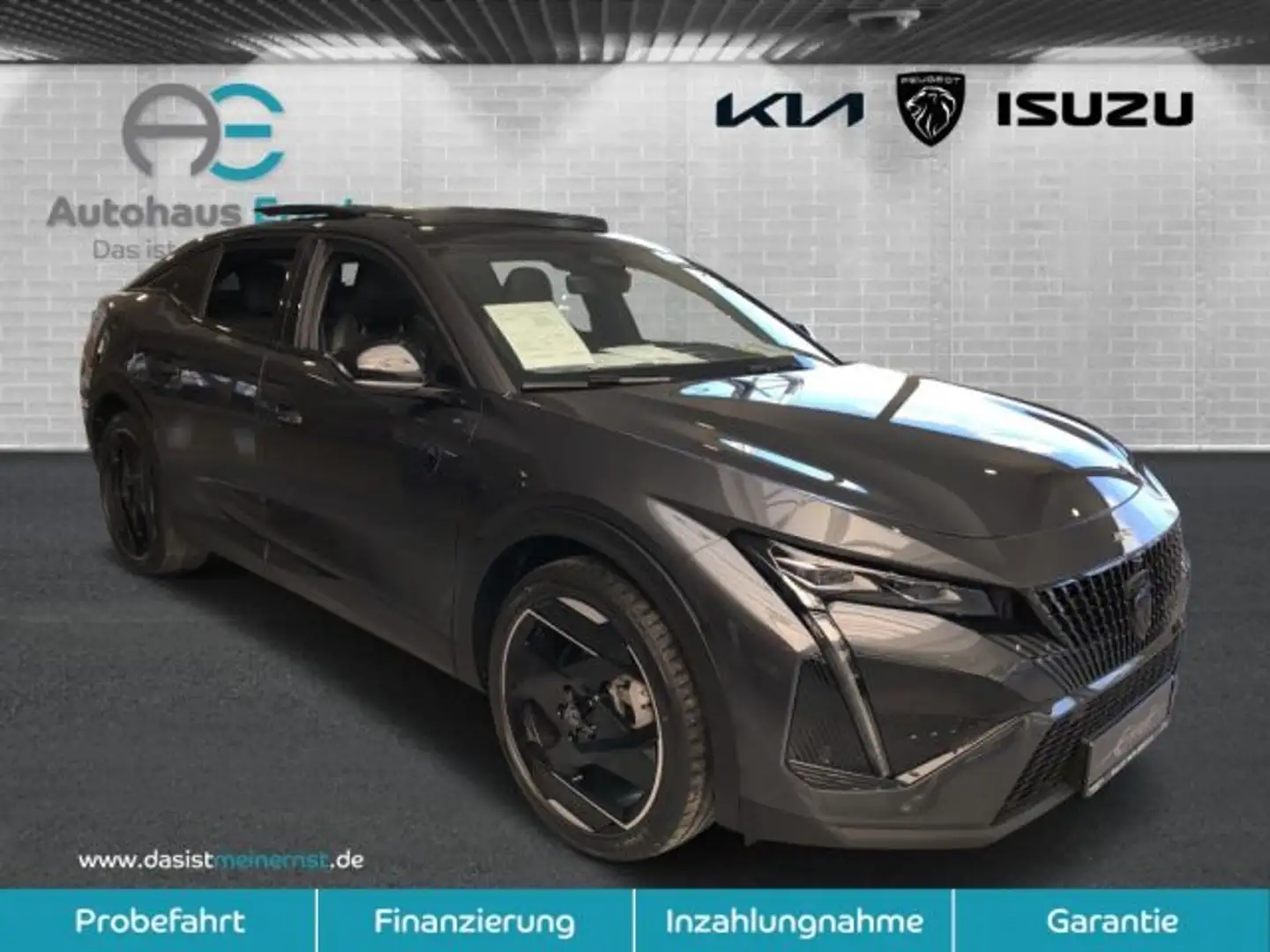 Peugeot 408 Plug-In Hybrid 225 e-EAT8 GT Szary - 2