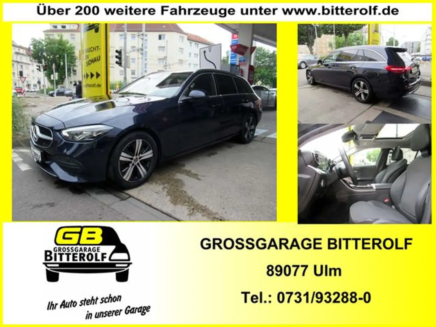 Mercedes-Benz C 220 C220d T Avantgarde 9G-Tronic Navi/AHK/Pano/RFK/S Blau - 1