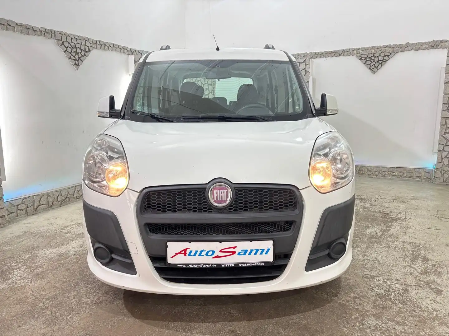 Fiat Doblo 1.4 Dynamic KLIMA 7 SITZER AHK TÜV NEU Weiß - 2