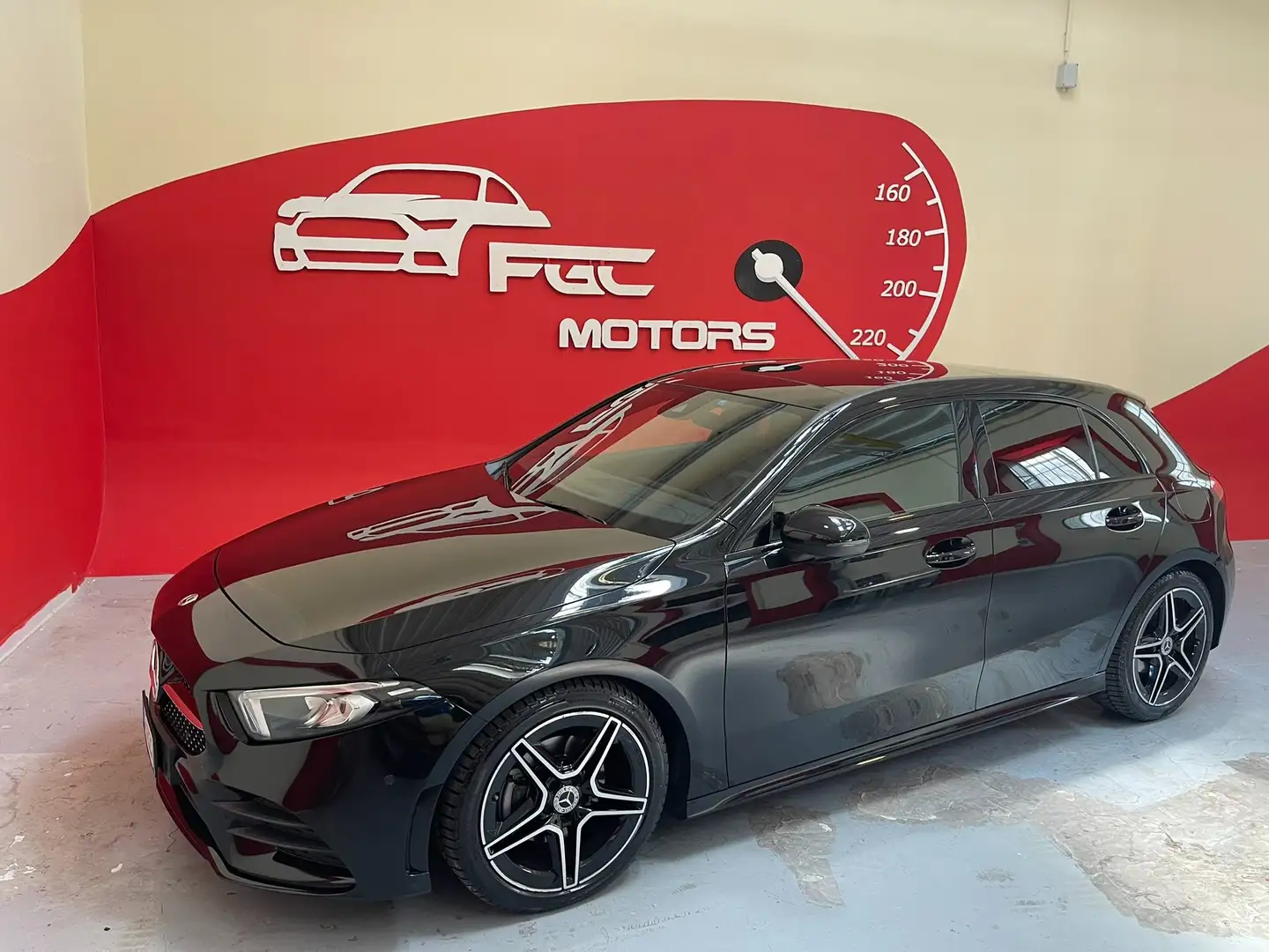 Mercedes-Benz A 200 A 200d Premium Night Edition Auto AMG + TETTO Nero - 1