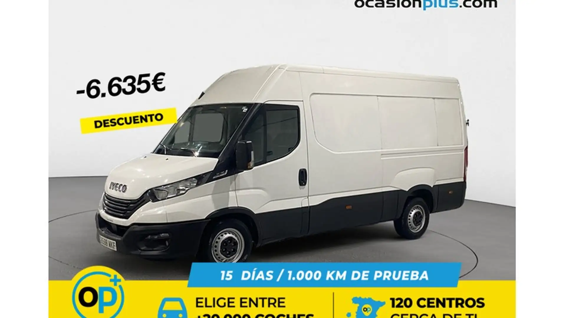 Iveco Daily 2.3 TD 35S 16 A8 V 3520L/H2 12 M3 Blanc - 1