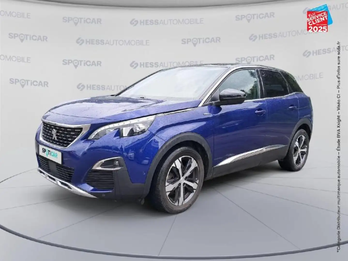 Peugeot 3008 1.2 PureTech 130ch GT Line S/S GPS Camera Carplay Bleu - 1