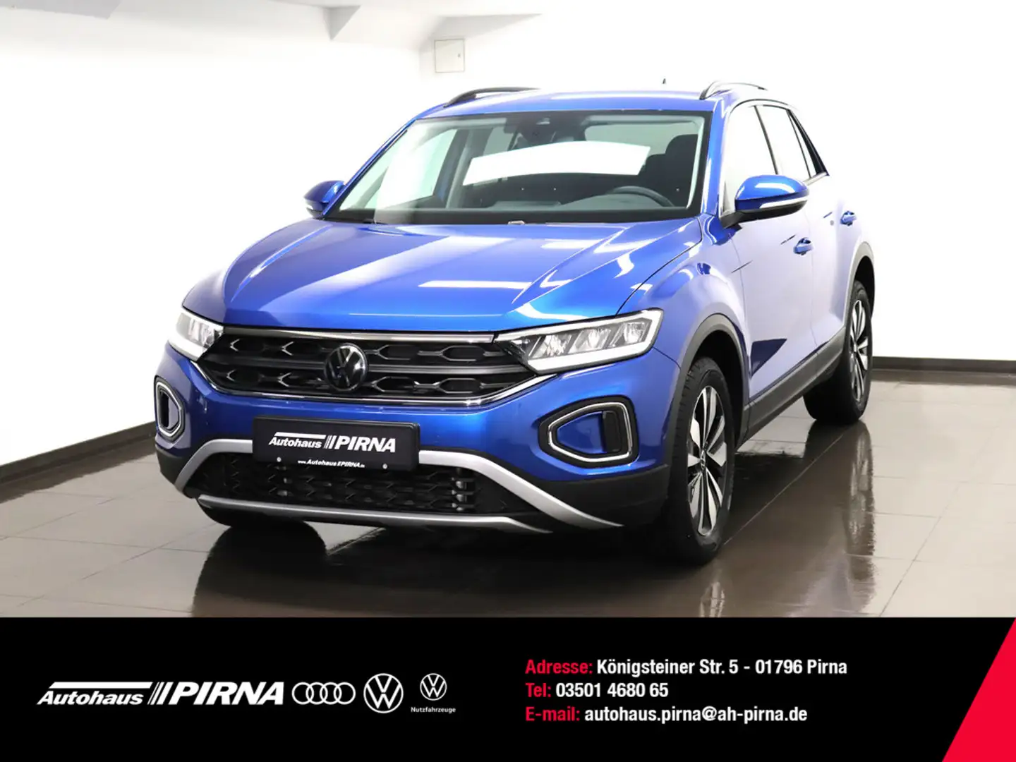 Volkswagen T-Roc 1.0 TSI Move Standheizung NAVI ACC Blau - 1