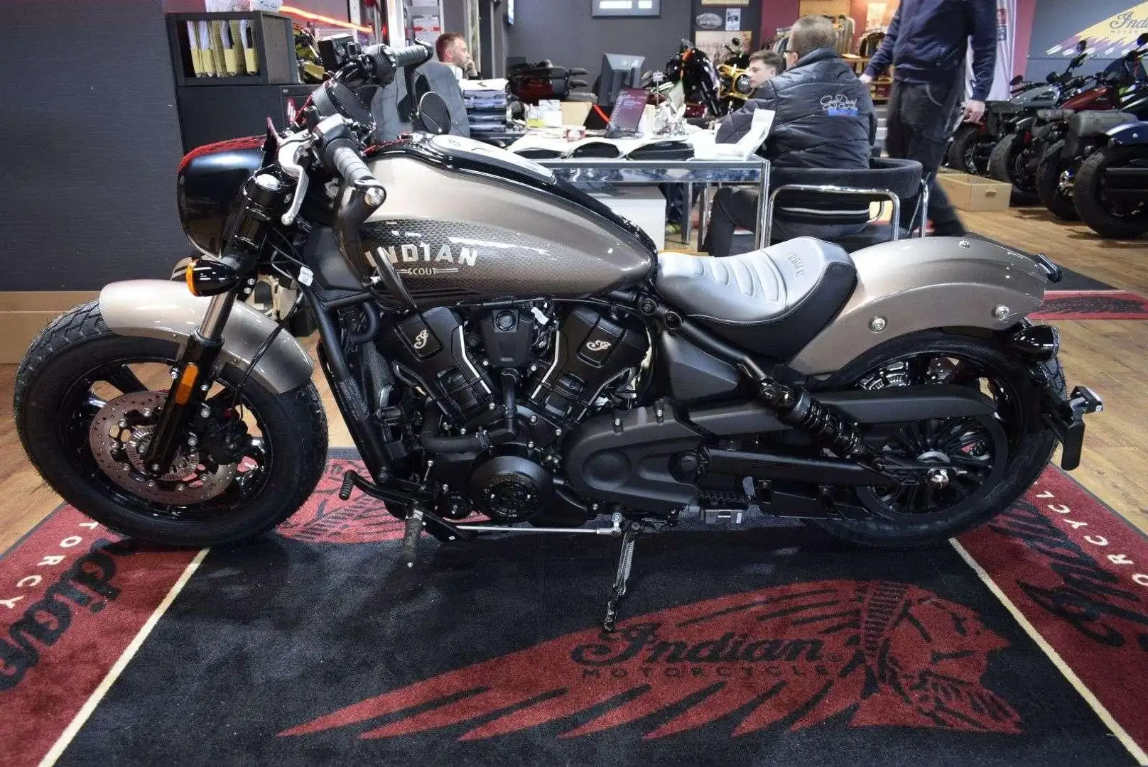 Indian Scout Bobber A2 35kw fähig Lim + Tec NaraBronce Barna - 2