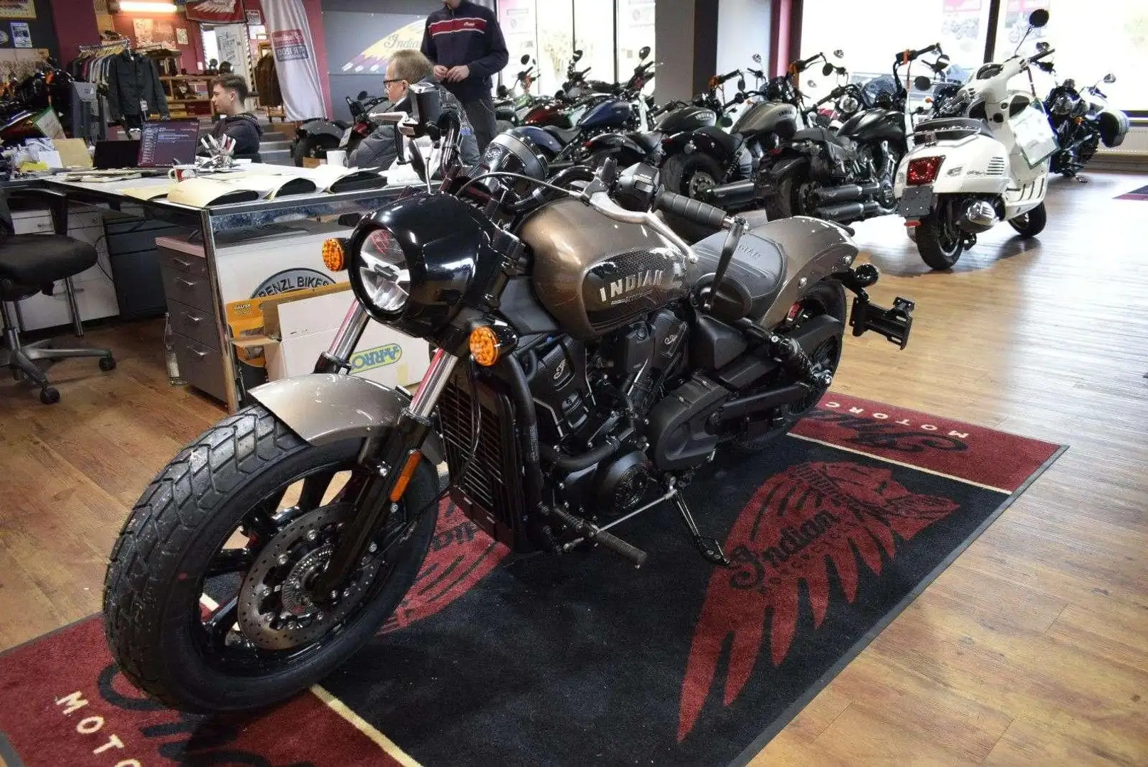 Indian Scout Bobber A2 35kw fähig Lim + Tec NaraBronce Barna - 1