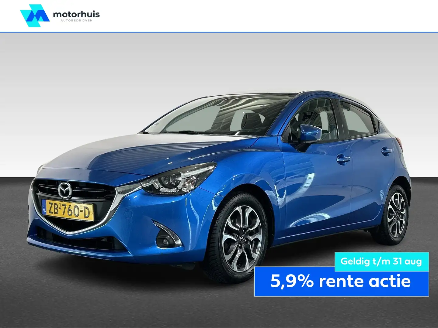 Mazda 2 1.5 SKYACTIV-G 90PK GT-M Blauw - 1