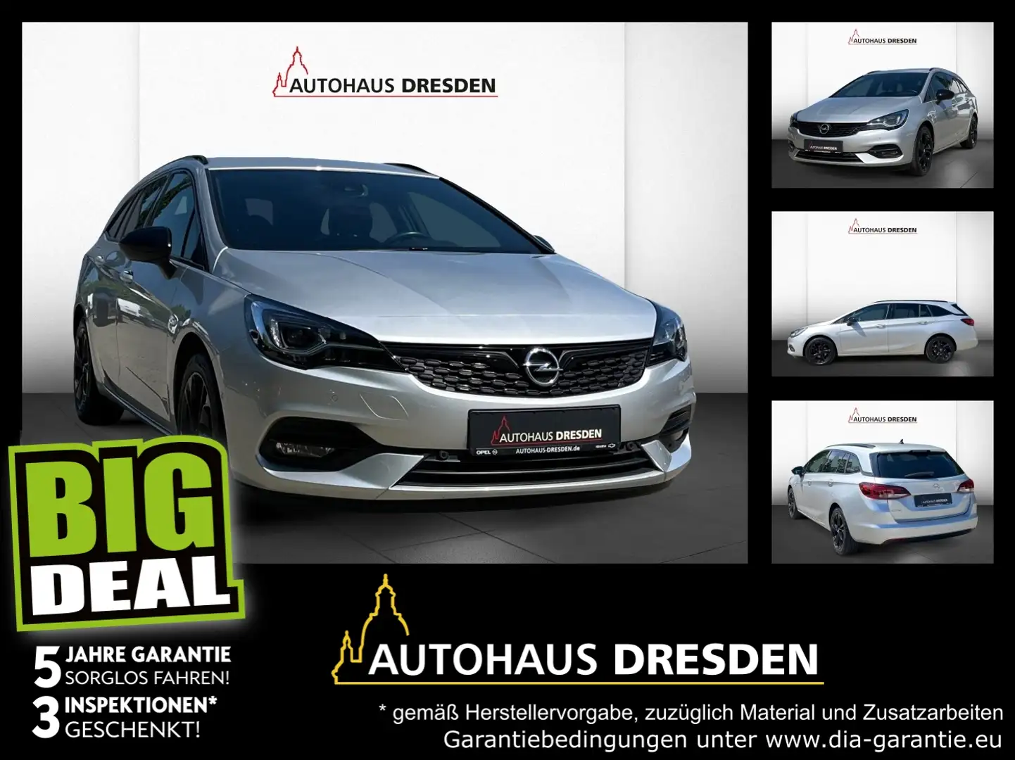 Opel Astra K ST 1.2 Turbo *MATRIX*NAVI*SHZ* Argent - 1