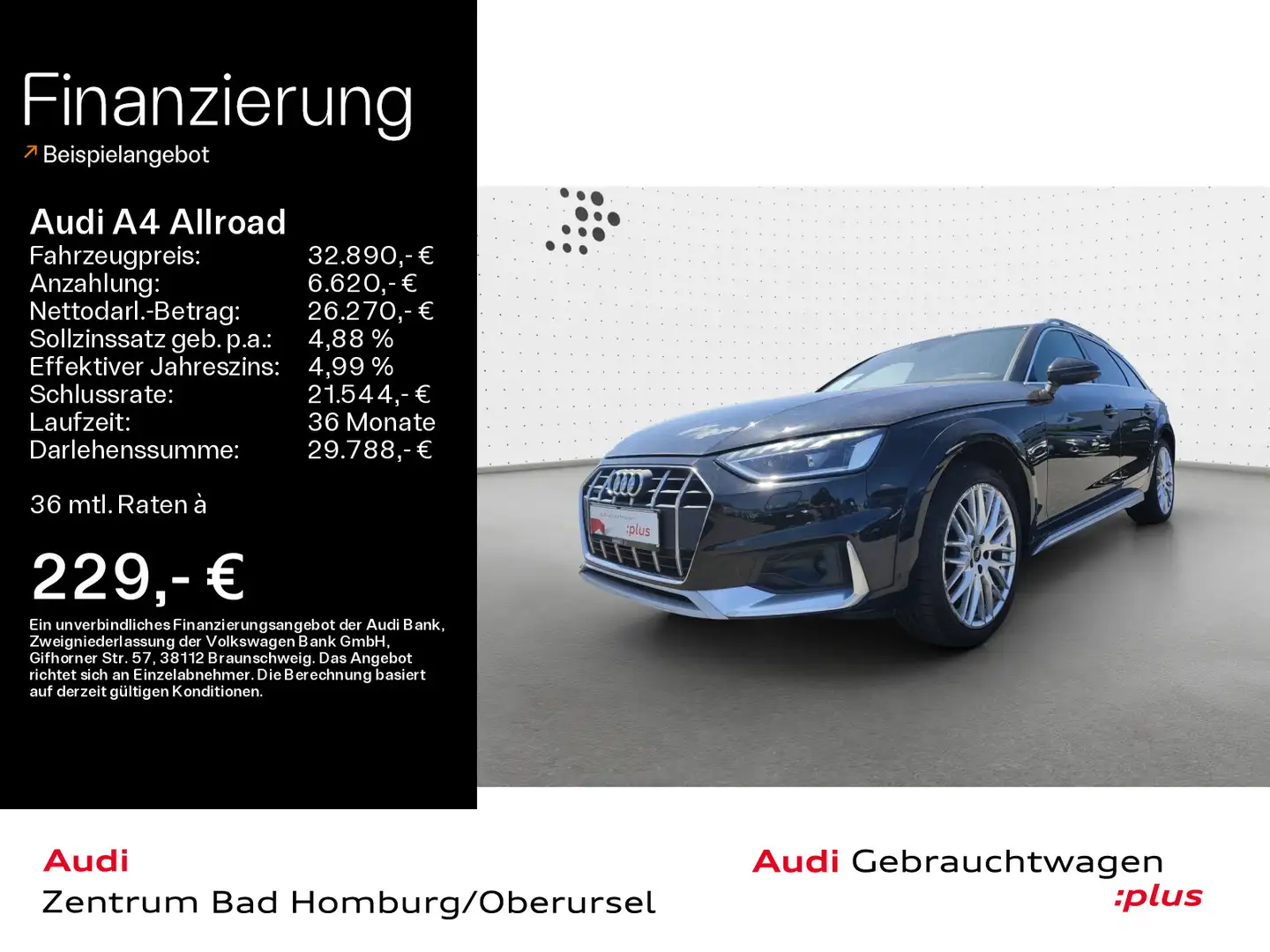 Audi A4 allroad A4 allroad quattro 40 TDI*Stadt/Tour*virtual coc Černá - 1