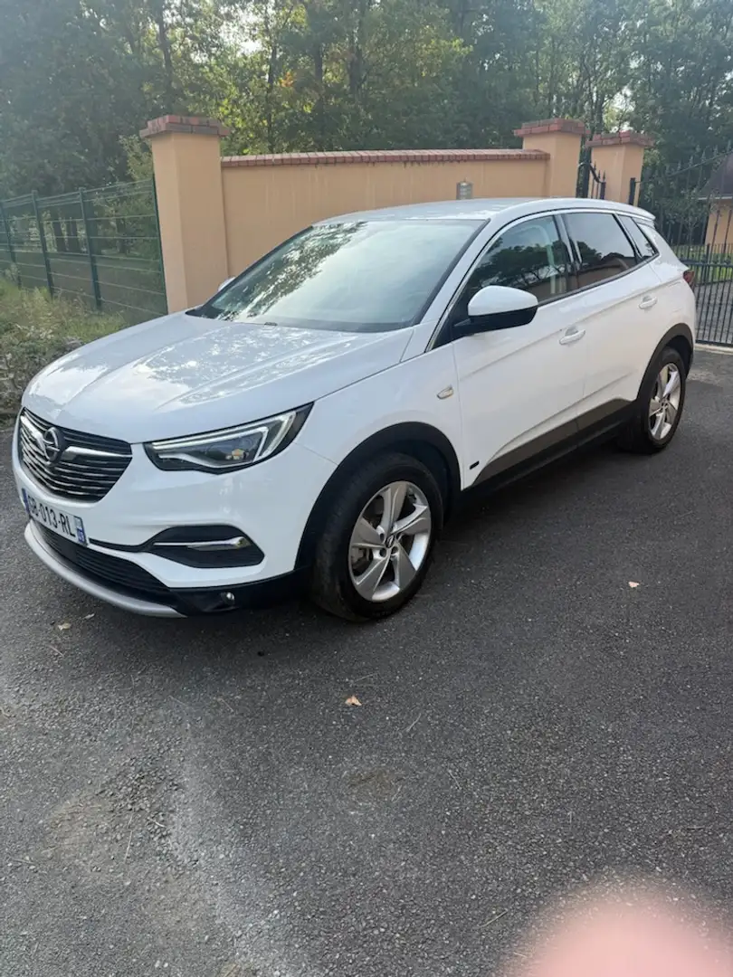 Opel Grandland Business _grandland 1.6 turbo 225ch hybride  élégance  business Blanc - 2