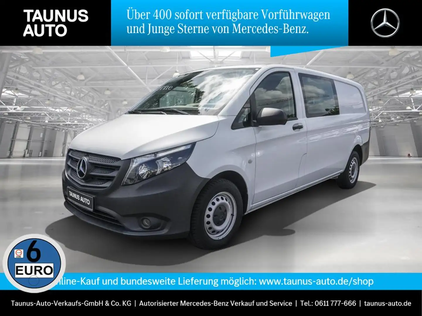 Mercedes-Benz Vito Mixto 114 extralang 6-Sitzer AHK Tempomat Wit - 1