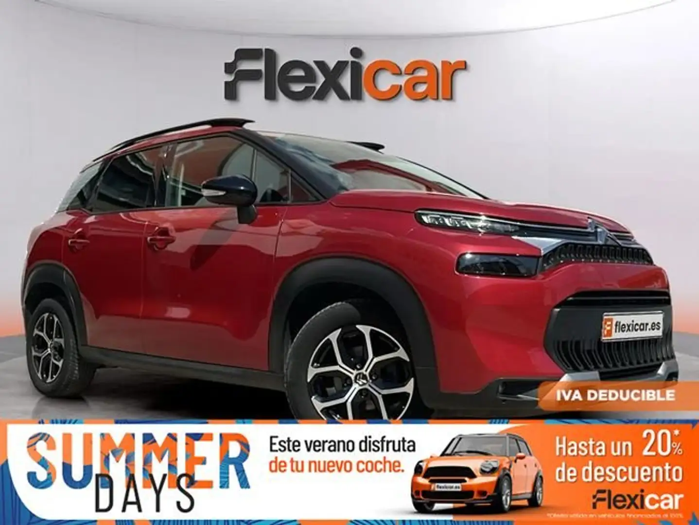 Citroen C3 Aircross BlueHDi+81kW+%28110CV%29+S%26S+Shine Rojo - 1