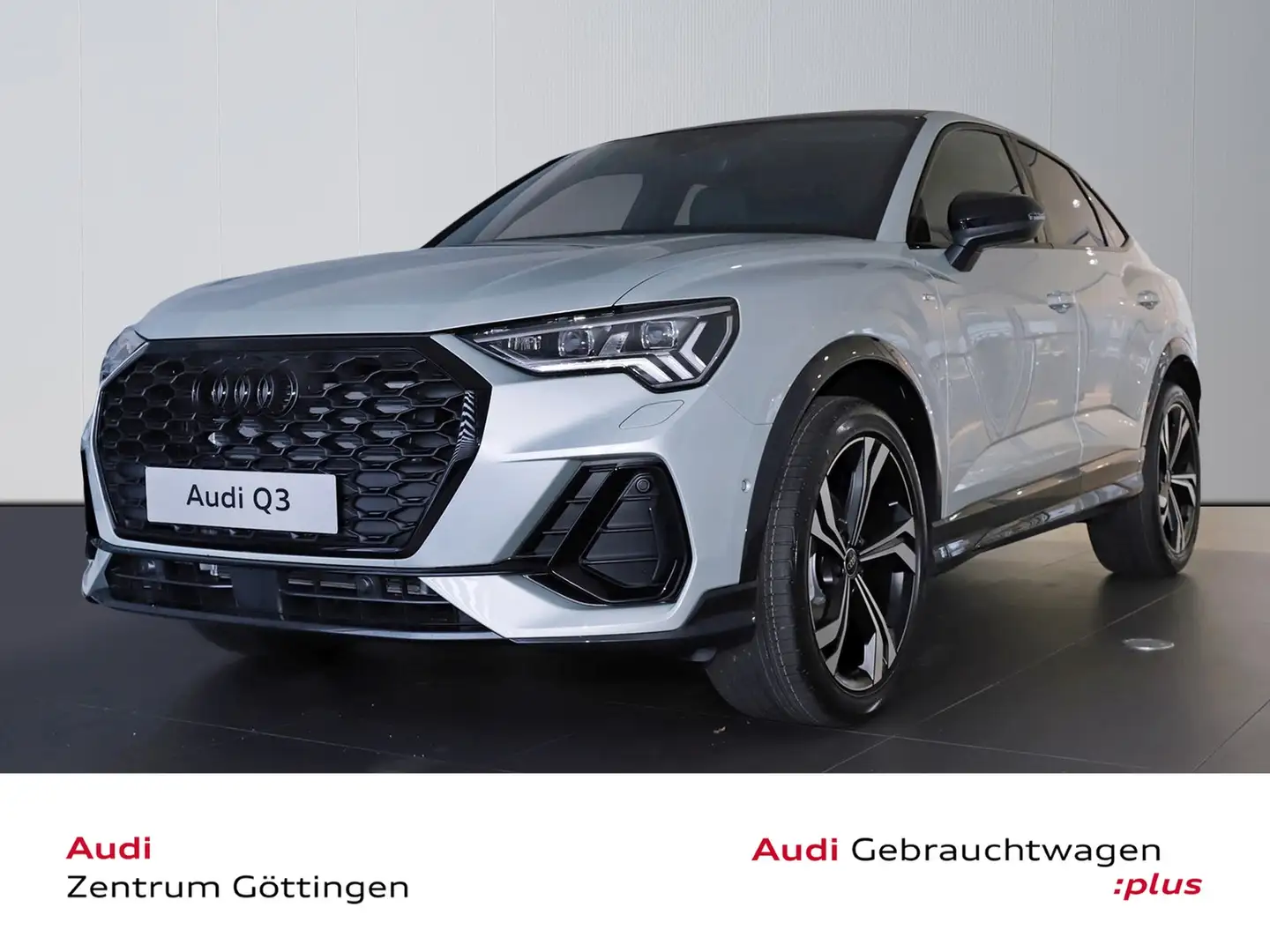 Audi Q3 Sportback S line 35 TDI S tr. PANO+AHK+MATRIX Silber - 1