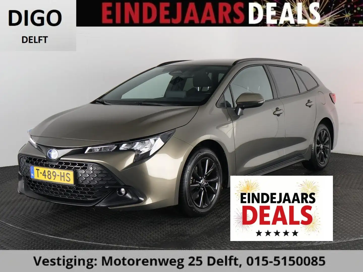 Toyota Corolla Touring Sports HYBRID BLACKLINE ACTIVE GARANTIE TO Groen - 1