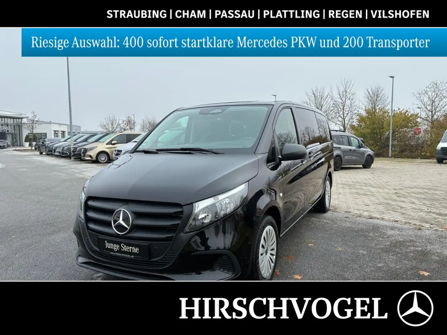 Mercedes-Benz Vito 116 CDI Tourer lang MOPF 8-Sitzer 2xKlima Schwarz - 1