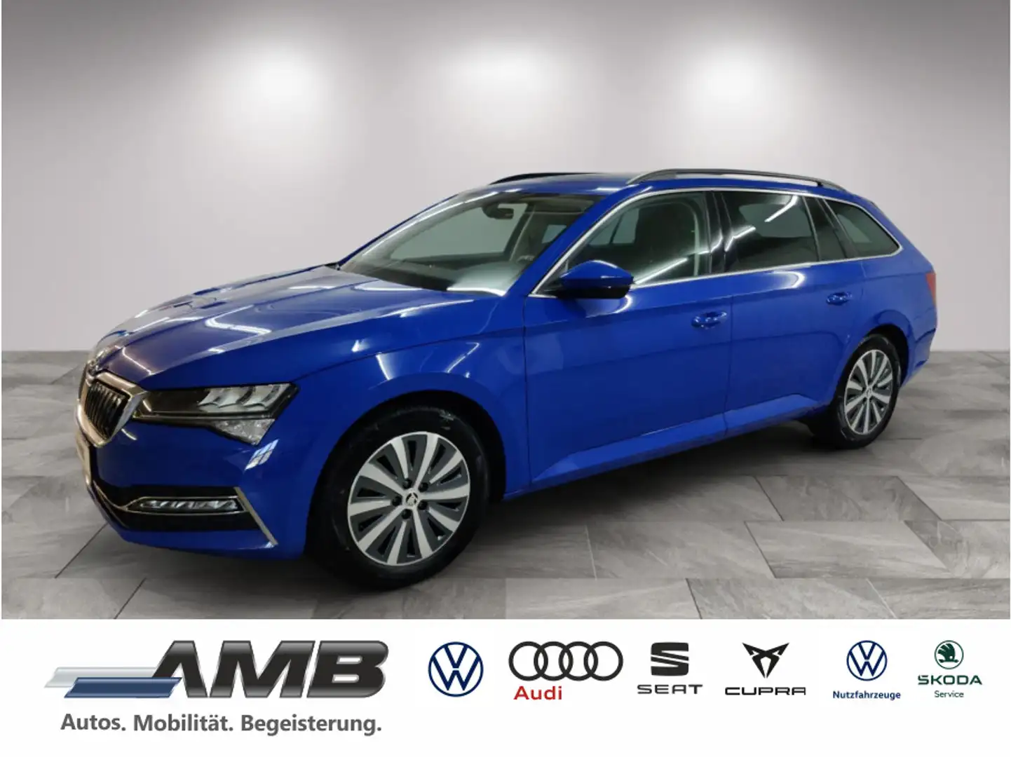 Skoda Superb Combi Ambition 1.4 TSI iV AHK/vC/Standhz Blau - 1