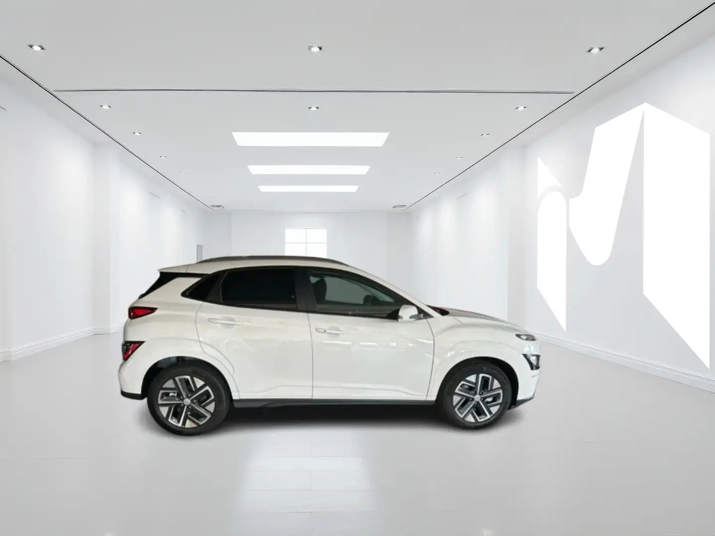 Hyundai KONA EV 39 kWh XLine GL482HJ TASSO 0 ANTICIPO 0 Bianco - 2