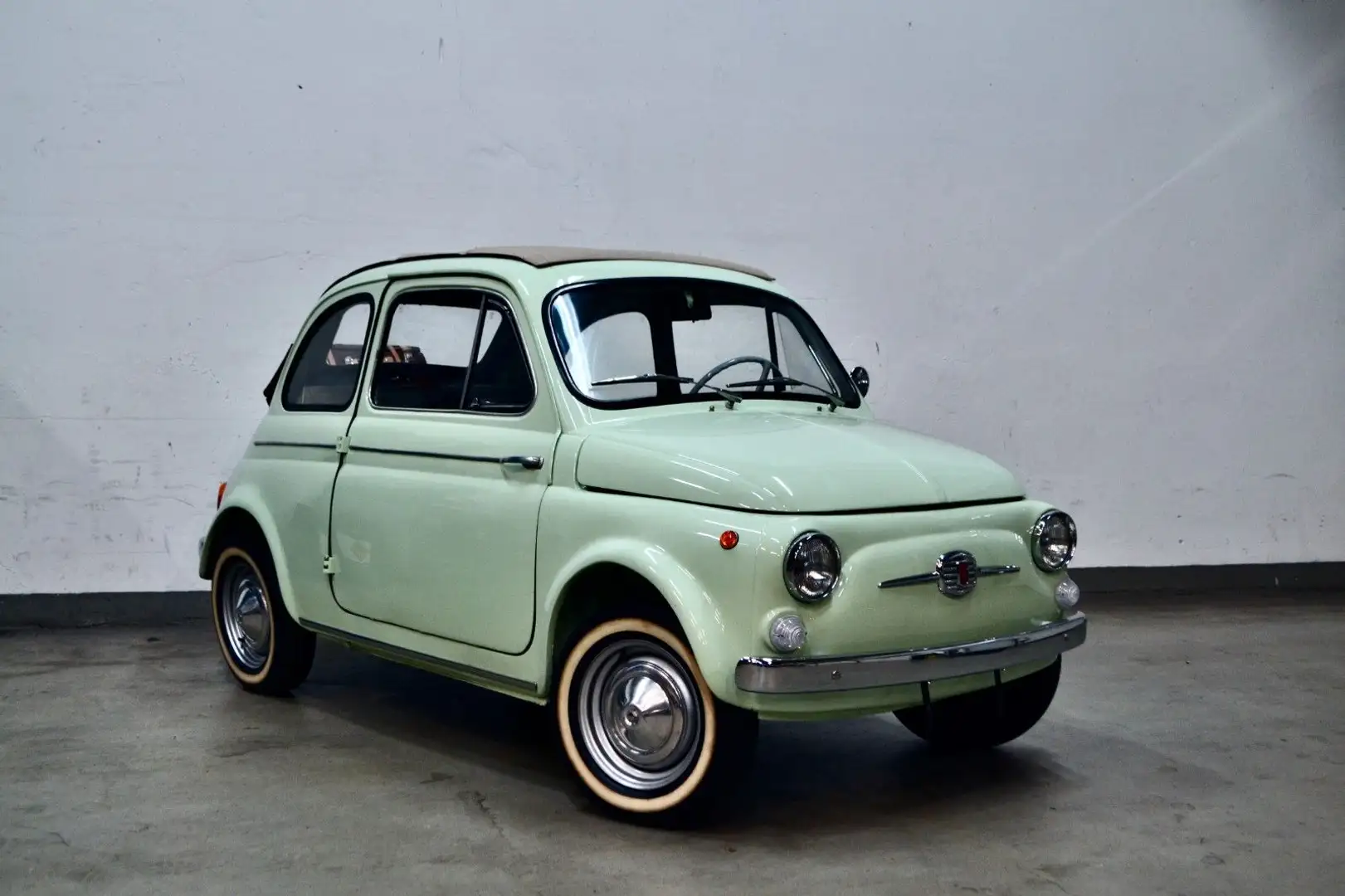 Fiat 500 Nuova D Tipo 100D  Cabrio Azul - 1